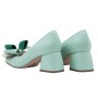 Pantofi dama office din piele naturala menta - NAB1MENTA